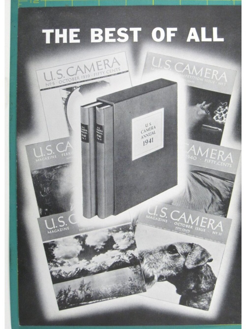 Print Ad U.S. Camera Annual 1941 Magazine AD Photography 1940s Photography AD